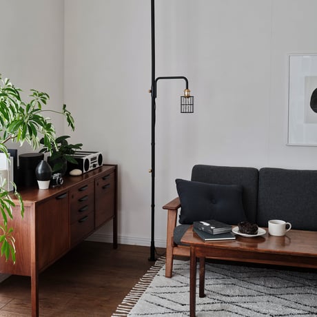DRAW A LINE WireArmS Floorlight Set BK SET-RodC-LampSW-BK
