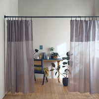 DRAW A LINE カーテン間仕切りセット SET-D-CM-WH / SET-D-CM-BK