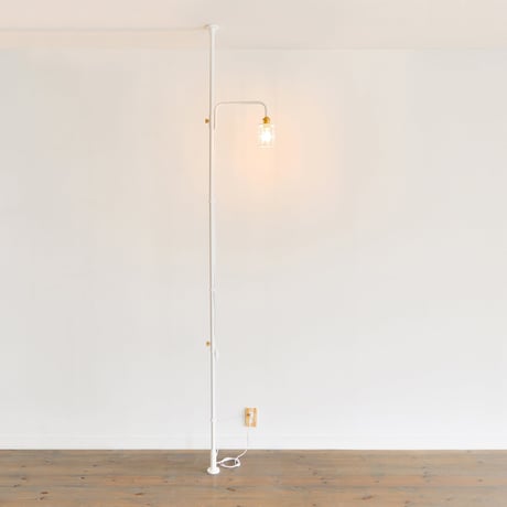 DRAW A LINE WireArmS Floorlight Set SET-RodC-LampSW-BK / SET-RodC-LampSW-WH