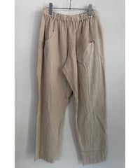 RÉAC / 綿麻イージーテーパードパンツ