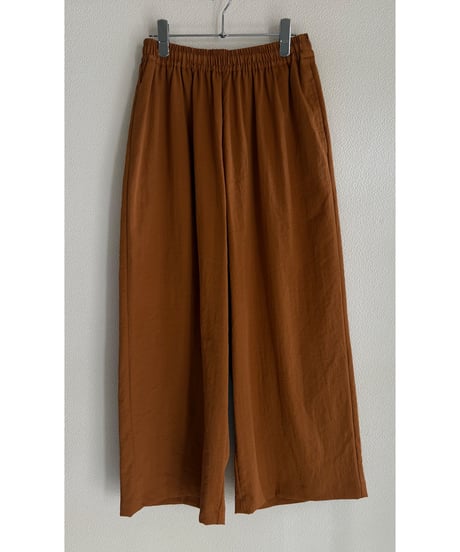 RÉAC/ ピーチスキンワイドパンツ