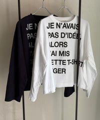 le ciel de HARRIS/ JE N’AVAIS PAS プリントTシャツ