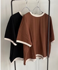 PEINDRE / 袖配色Tシャツ