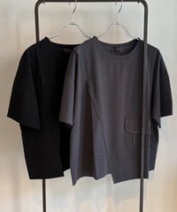 PORT-BLAIR / ポケット付きヘムイレギュラーTシャツ