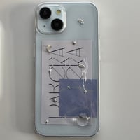 【予約商品】 aqua / silver / phone case