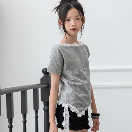 zanclover/48. lace velloa T-shirt 3-11