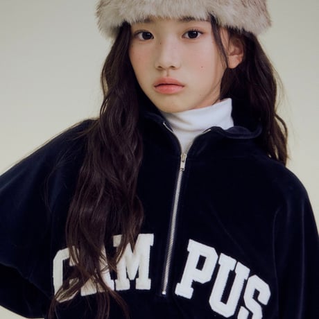 forkchips/47. canvas half zipup M-XL