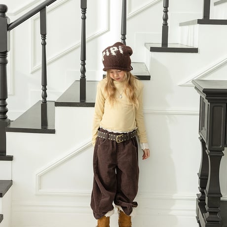 zanclover/23. coduroy D line pants 13-19