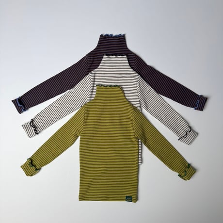 andbutter/14. Wavy Stripe Turtleneck  XS-XL