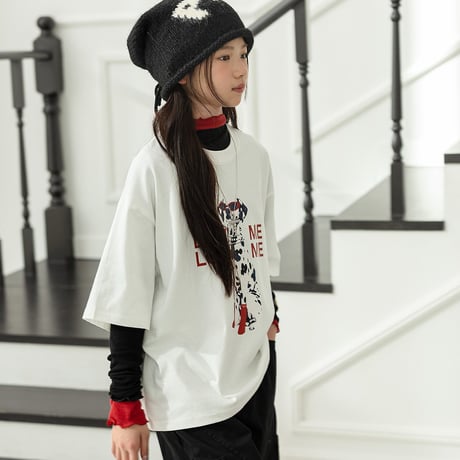 zanclover/51. love Dalmatian T-shirt 13-19