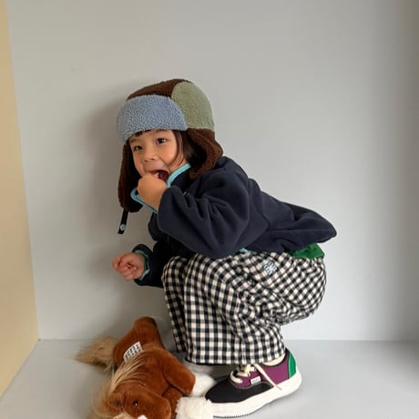 con_/10. Padded Check Pants 1(66-77CM)-4(97-107CM)