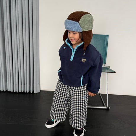 con_/10. Padded Check Pants 1(66-77CM)-4(97-107CM)