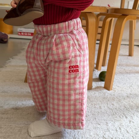 con_/10. Padded Check Pants 1(66-77CM)-4(97-107CM)