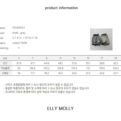 ellymolly/129. dusty mood T-shirt 5-11