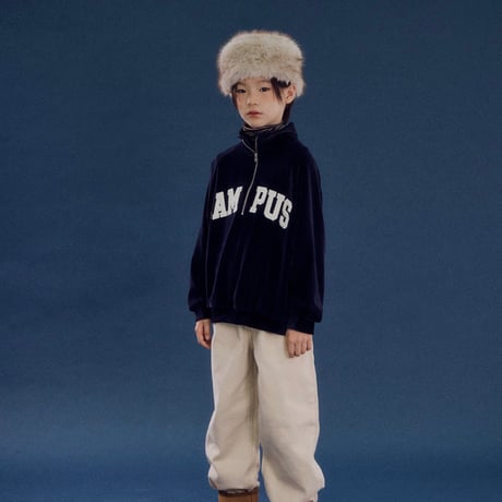 forkchips/47. canvas half zipup M-XL