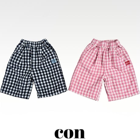 con_/10. Padded Check Pants 1(66-77CM)-4(97-107CM)