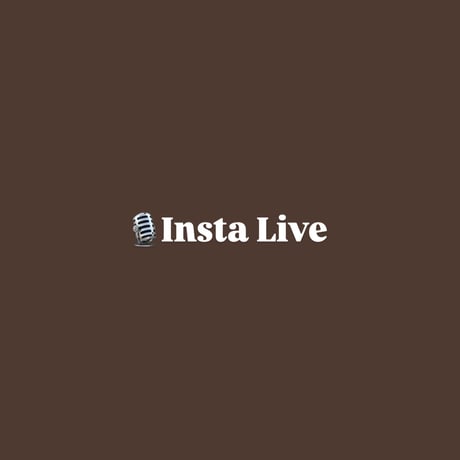 🎙️Insta Live/リアタイオーダー