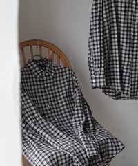 BAUTH / COTTON SILK CHECK SHIRTS