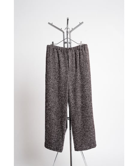 BISOWN LOOP TWEED EASY WIDE PANTS