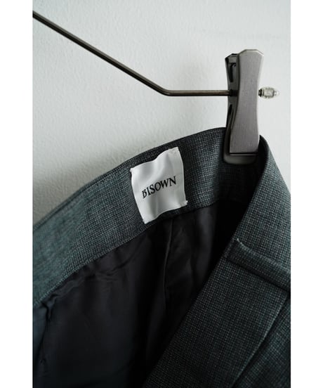 BISOWN BRITISH CLASSIC WOOL 2TUCK SLACKS