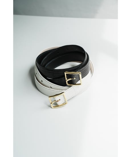 BISOWN LIZARD CLASSIC SQURARE BELT