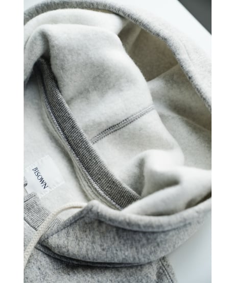 BISOWN AFTER HOODIE ZIP UP SWEAT