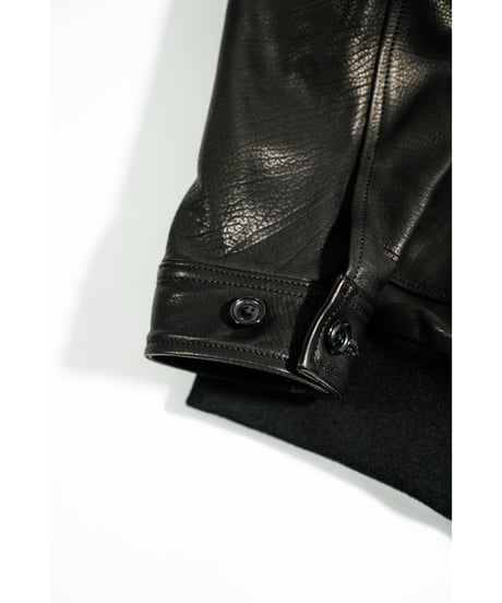 ULTERIOR CALF LEATHER FLIGHT JKT