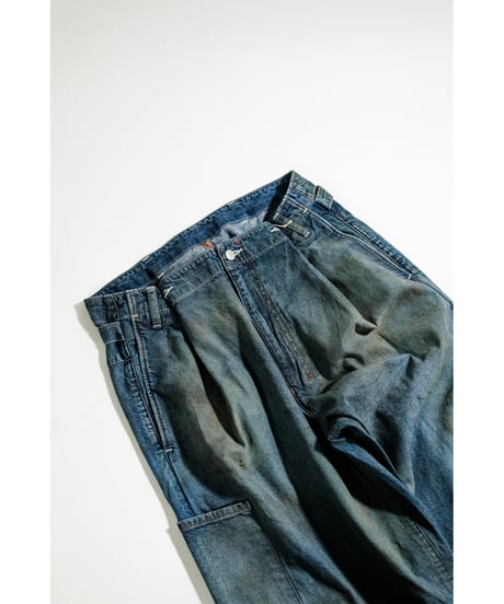 ANCELLM DENIM PAINTER PANTS