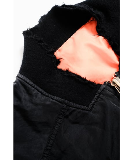 ANCELLM AGING BOMBER JACKET