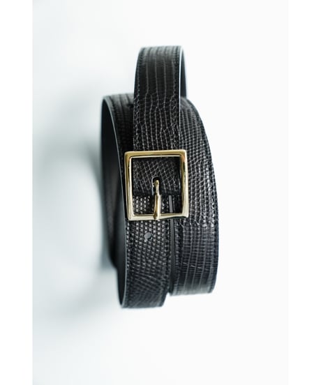 BISOWN LIZARD CLASSIC SQURARE BELT
