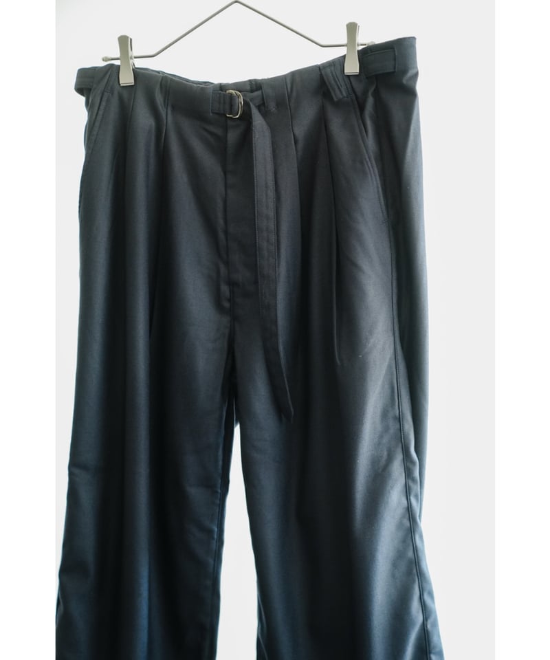 ANCELLM WOOL SATIN BELT - LESS SLACKS | MusterW