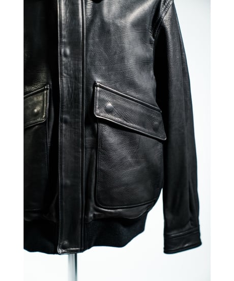 ULTERIOR CALF LEATHER FLIGHT JKT