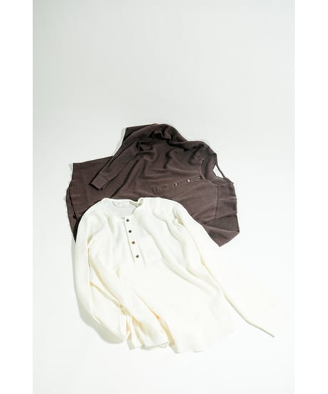 ANCELLM C/CA HENLEY LS T-SHIRT