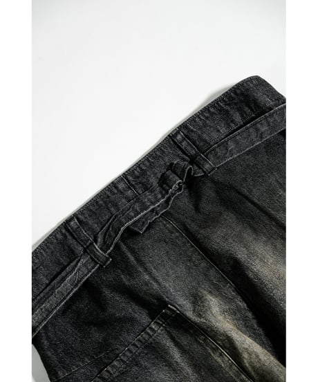 ANCELLM DENIM PAINTER PANTS