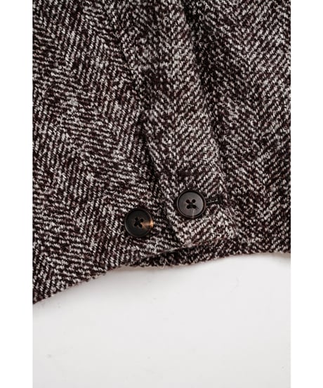 BISOWN LOOP TWEED SEAM POCKET BLOUSON
