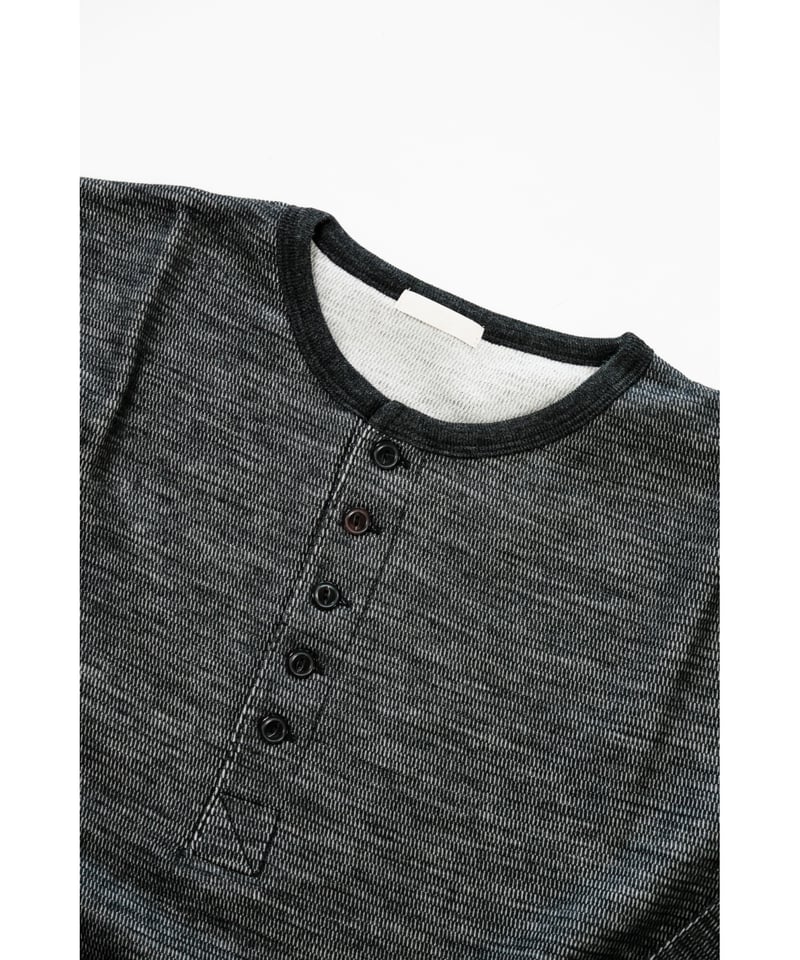 ULTERIOR W/C HONEYCOMB HENLEY - NECK TOP | Must