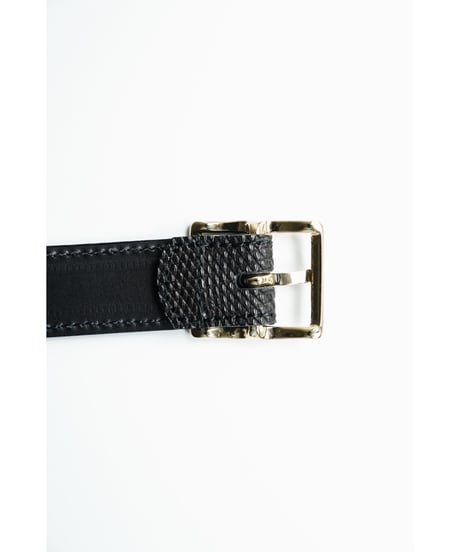 BISOWN LIZARD CLASSIC SQURARE BELT