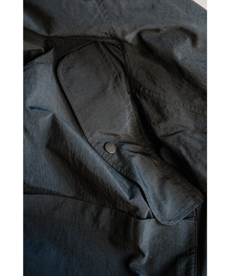 ANCELLM WRINKLED NYLON OVER HOODIE
