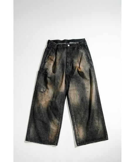 ANCELLM DENIM PAINTER PANTS