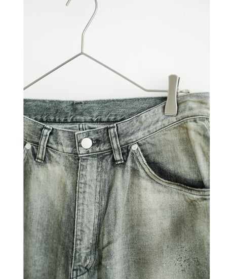 ANCELLM SHOE-CUT DENIM PANTS