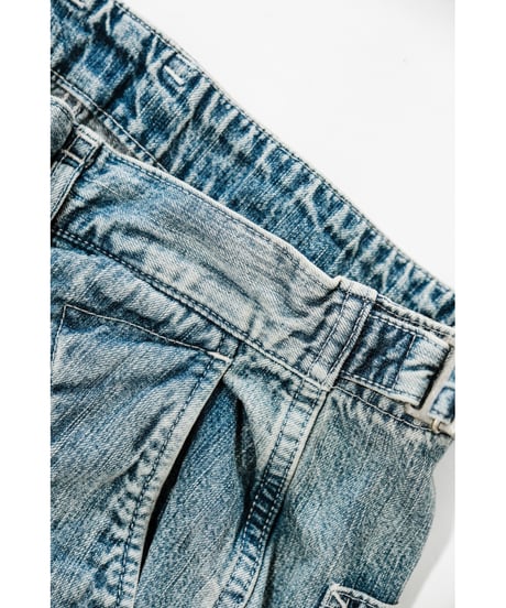 ULTERIOR FADED LIGHT DENIM WORK PANTS