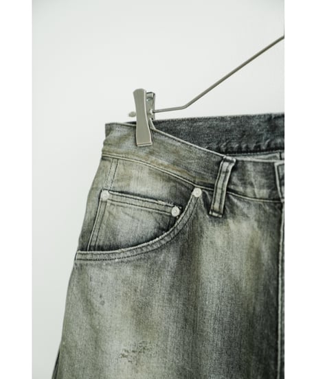 ANCELLM SHOE-CUT DENIM PANTS