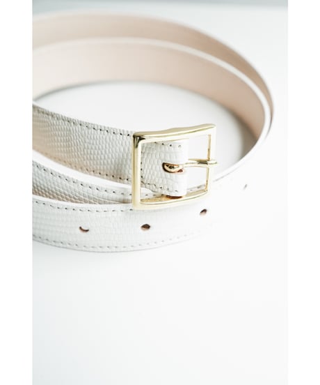 BISOWN LIZARD CLASSIC SQURARE BELT