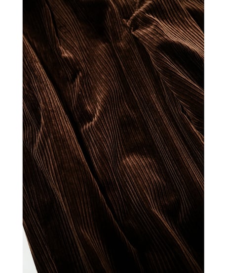BISOWN MIXET WALE CORDUROY 2TUCK TROUSERS