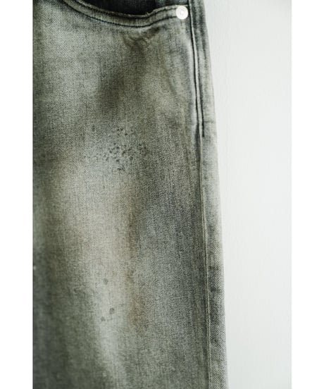 ANCELLM SHOE-CUT DENIM PANTS