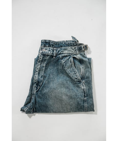 ULTERIOR FADED LIGHT DENIM WORK PANTS