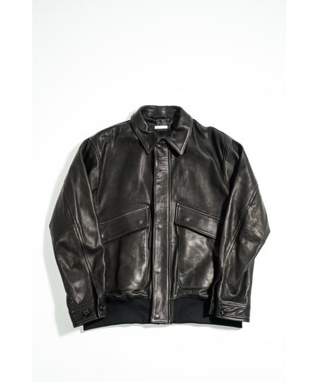 ULTERIOR CALF LEATHER FLIGHT JKT