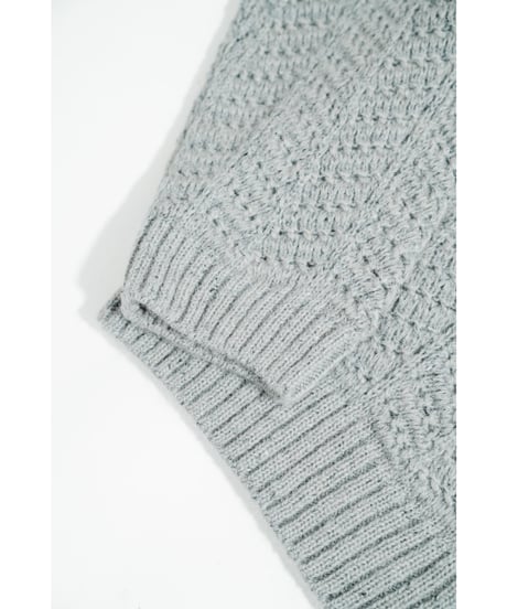 ENCOMING KNITTED MOHAIR HOODIE