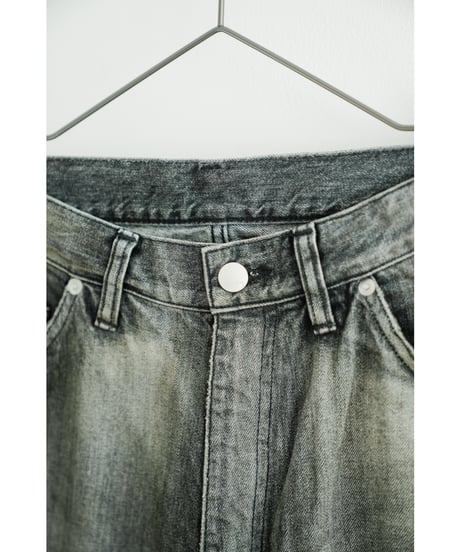 ANCELLM SHOE-CUT DENIM PANTS