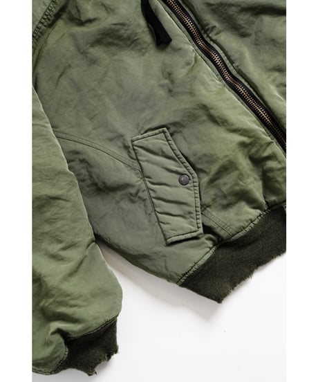 ANCELLM AGING BOMBER JACKET